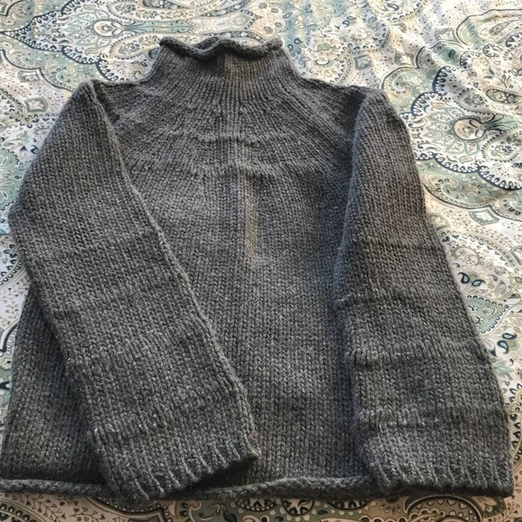 Express gray wool sweater - Picture 1 of 3